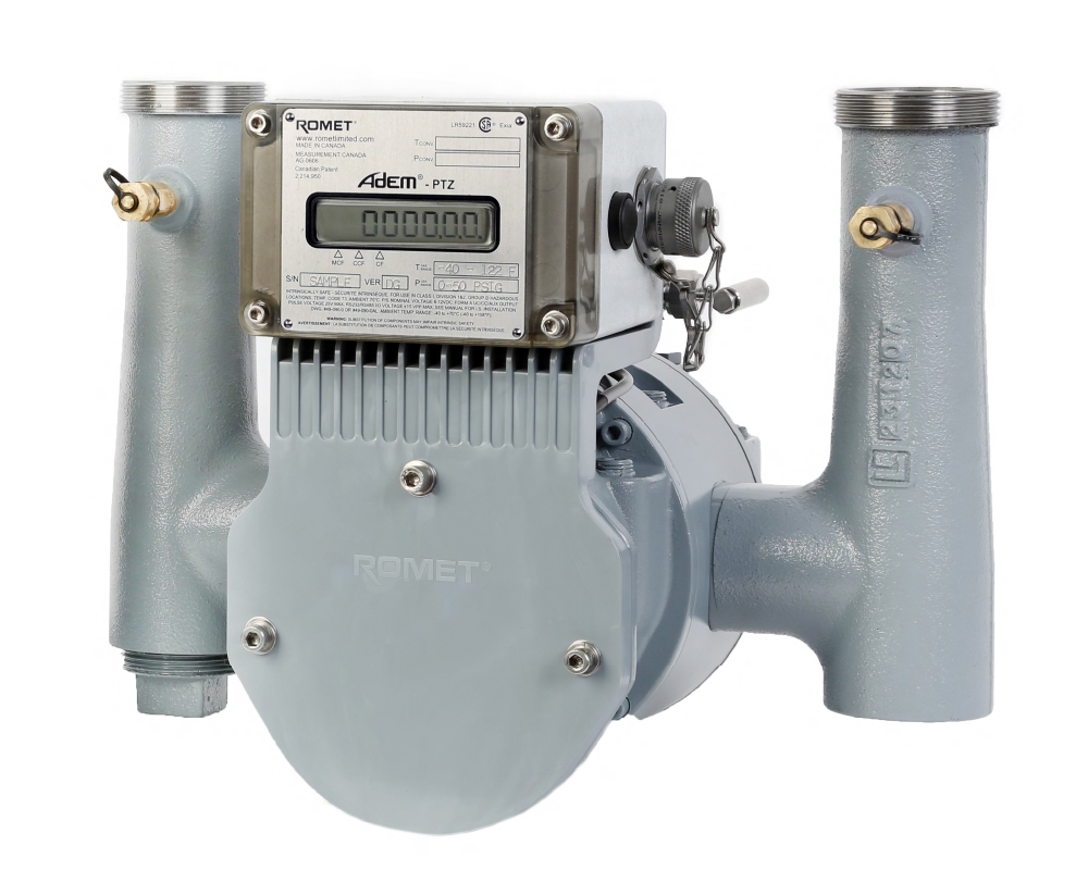 Romet Hub Configuration for Rotary Meters - Commercial & Industrial Gas Meters